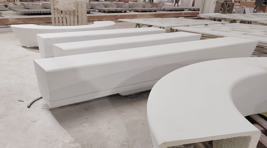 三亞海棠灣一期UHPC坐凳樹池項目-飾紀上品UHPC廠家案例