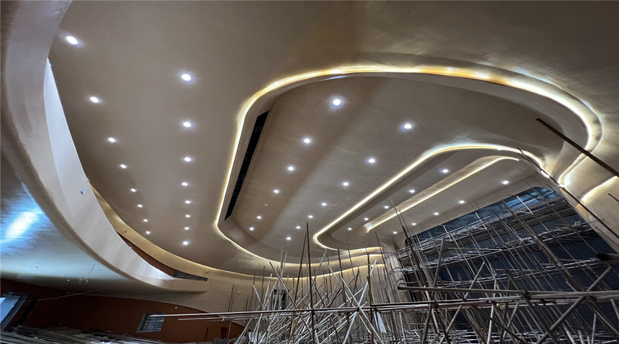 江西信豐劇院GRG天花項目 江西信豐劇院GRG天花項目