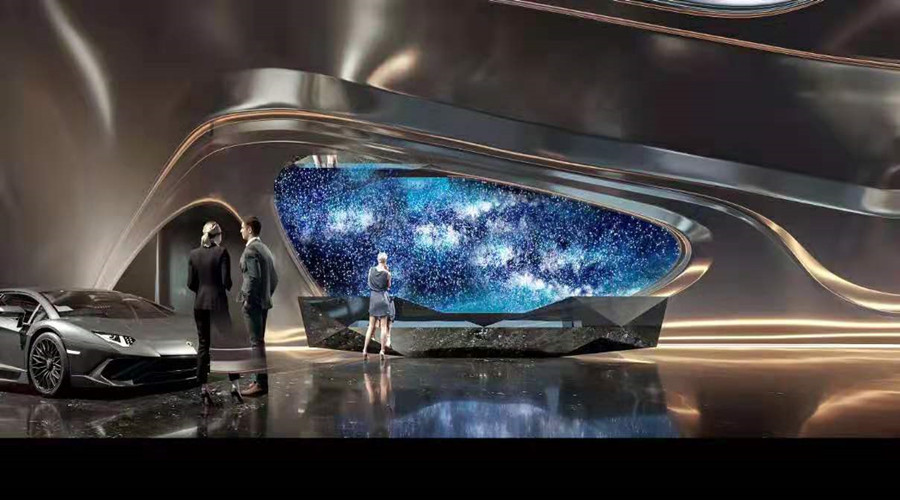 成都天府壹號(hào)勞斯萊斯旗艦店GRG項(xiàng)目 成都天府壹號(hào)勞斯萊斯旗艦店GRG項(xiàng)目