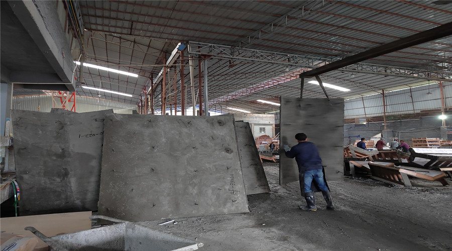 GRC構(gòu)件生產(chǎn)中 GRC構(gòu)件生產(chǎn)中