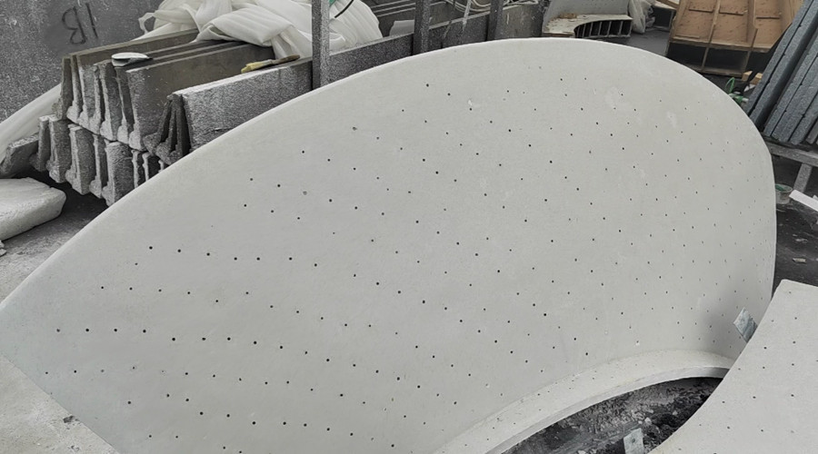 上海虹橋南豐城生境花園GRC透光坐凳項目 上海虹橋南豐城生境花園GRC透光坐凳項目