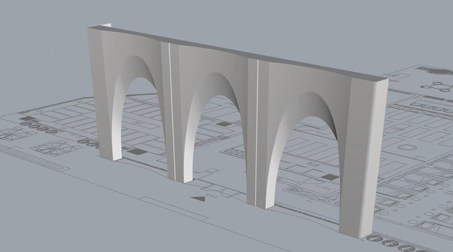 廣州悅自在美學空間GRC門頭造型項目 廣州悅自在美學空間GRC門頭造型項目