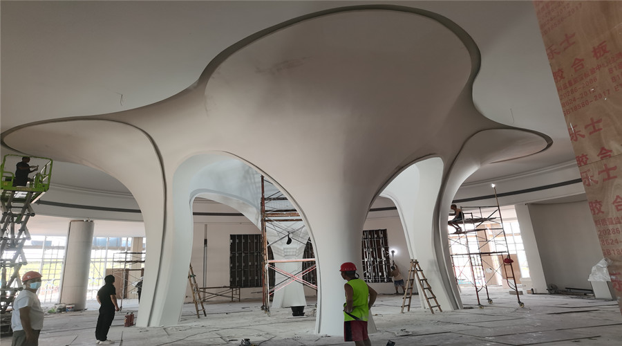 GRG材料安裝現(xiàn)場 GRG材料安裝現(xiàn)場