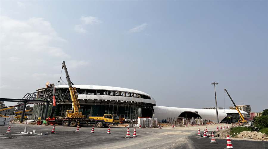 深圳沙田服務區GRC幕墻板項目 深圳沙田服務區GRC幕墻板項目