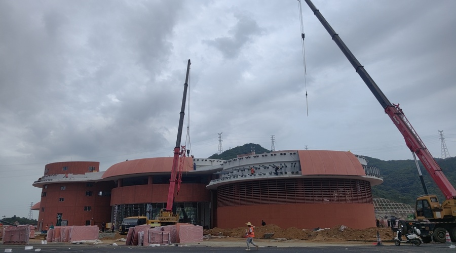 深圳陶河服務區GRC幕墻板 深圳陶河服務區GRC幕墻板