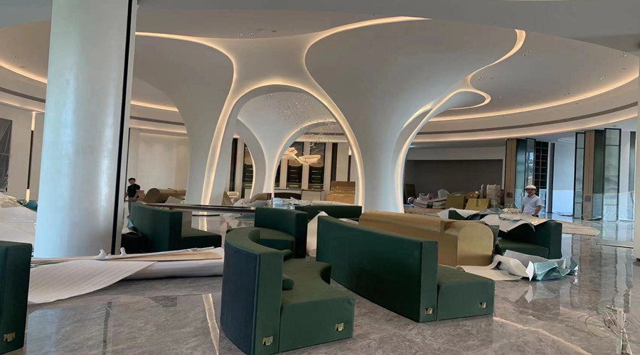 GRG柱子裝飾效果