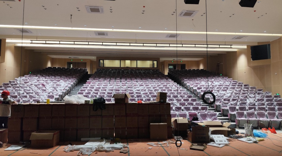 廣州黃埔會元中學GRG報告廳工程案例 廣州黃埔會元中學GRG報告廳工程案例