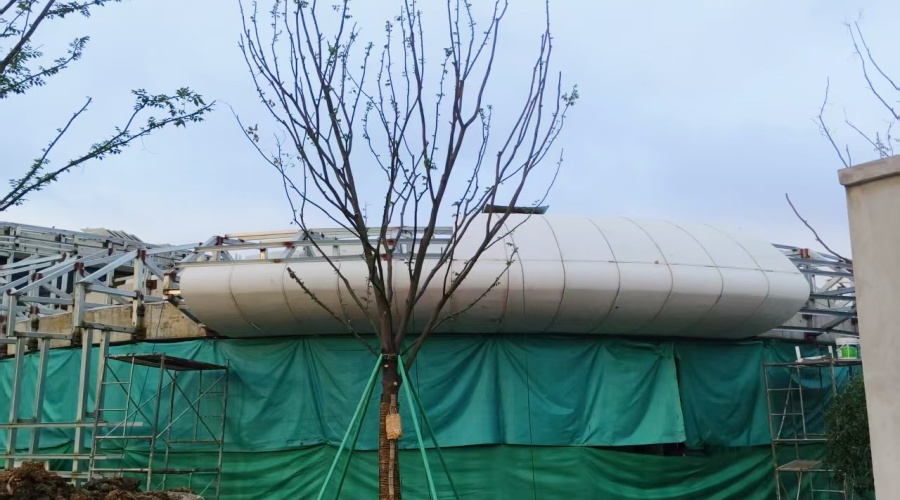 浙江三合項(xiàng)目的UHPC幕墻板工程 浙江三合項(xiàng)目的UHPC幕墻板工程