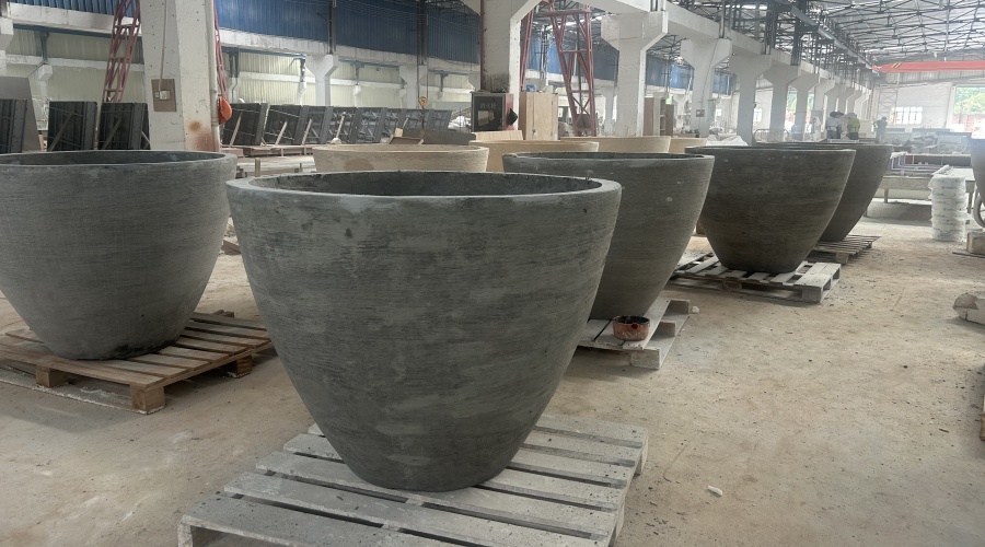 出口GRC花盆花箱工程案例 出口GRC花盆花箱工程案例