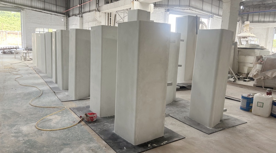 廣州海珠區琶洲展館GRC坐凳的工程案例 廣州海珠區琶洲展館GRC坐凳的工程案例