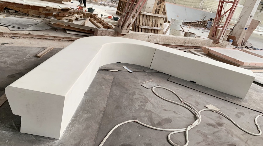 新疆體育公園GRC坐凳樹(shù)池造型工程 新疆體育公園GRC坐凳樹(shù)池造型工程