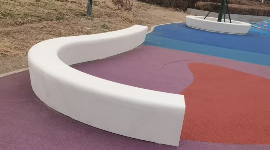 新疆體育公園GRC坐凳樹(shù)池造型工程案例 新疆體育公園GRC坐凳樹(shù)池造型工程案例