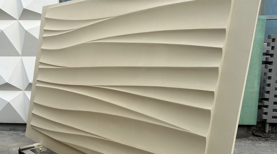 GRC波浪幕墻板 GRC波浪幕墻板