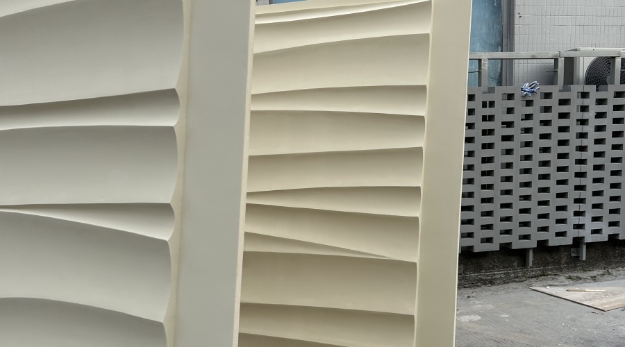 GRC波浪幕墻板 GRC波浪幕墻板