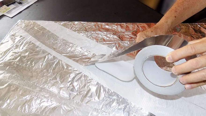 蘇州導電鋁箔膠帶，廠家批發單雙導鋁箔【昆山玉寰】